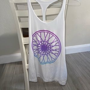 White Nike SoulCycle Tank
